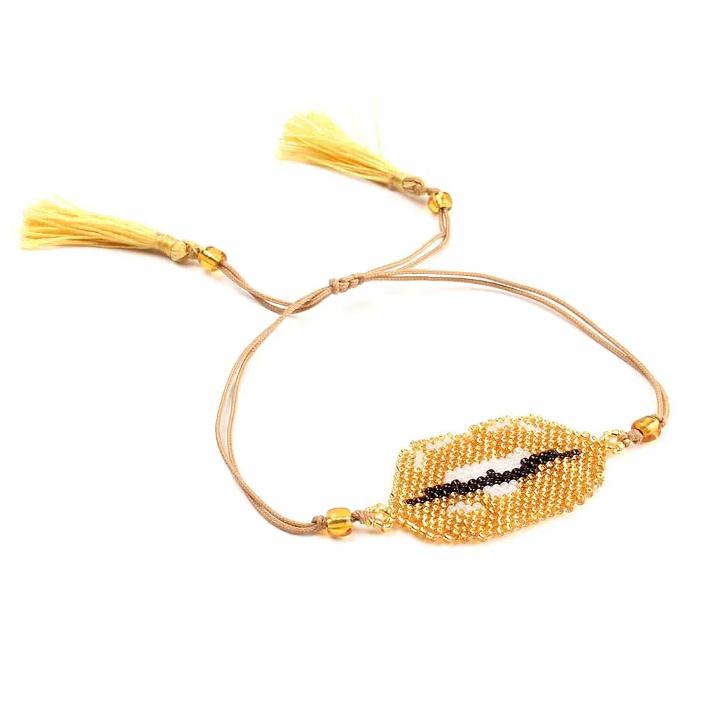 Hotsell Classic Bohe Lips Bracelets Hand-made mgb Beads Weave Charm Bracelets Tassel Bangles Weave Jewelry Friendship gift
Hotsell Classic Bohe Lips Bracelets Hand-made mgb Beads Weave Charm Bracelets Tassel Bangles Weave Jewelry Friendship gift