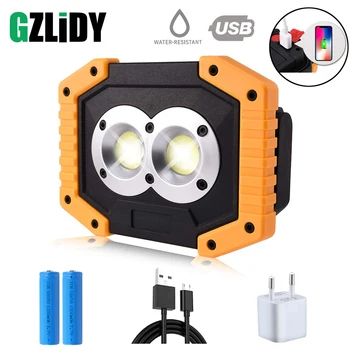 Portable LED Flashlight COB Work Light Floodlight Searchlight Waterproof USB Rechargeable Power Bank For outdoor lighting
Portable LED Flashlight COB Work Light Floodlight Searchlight Waterproof USB Rechargeable Power Bank For outdoor lighting