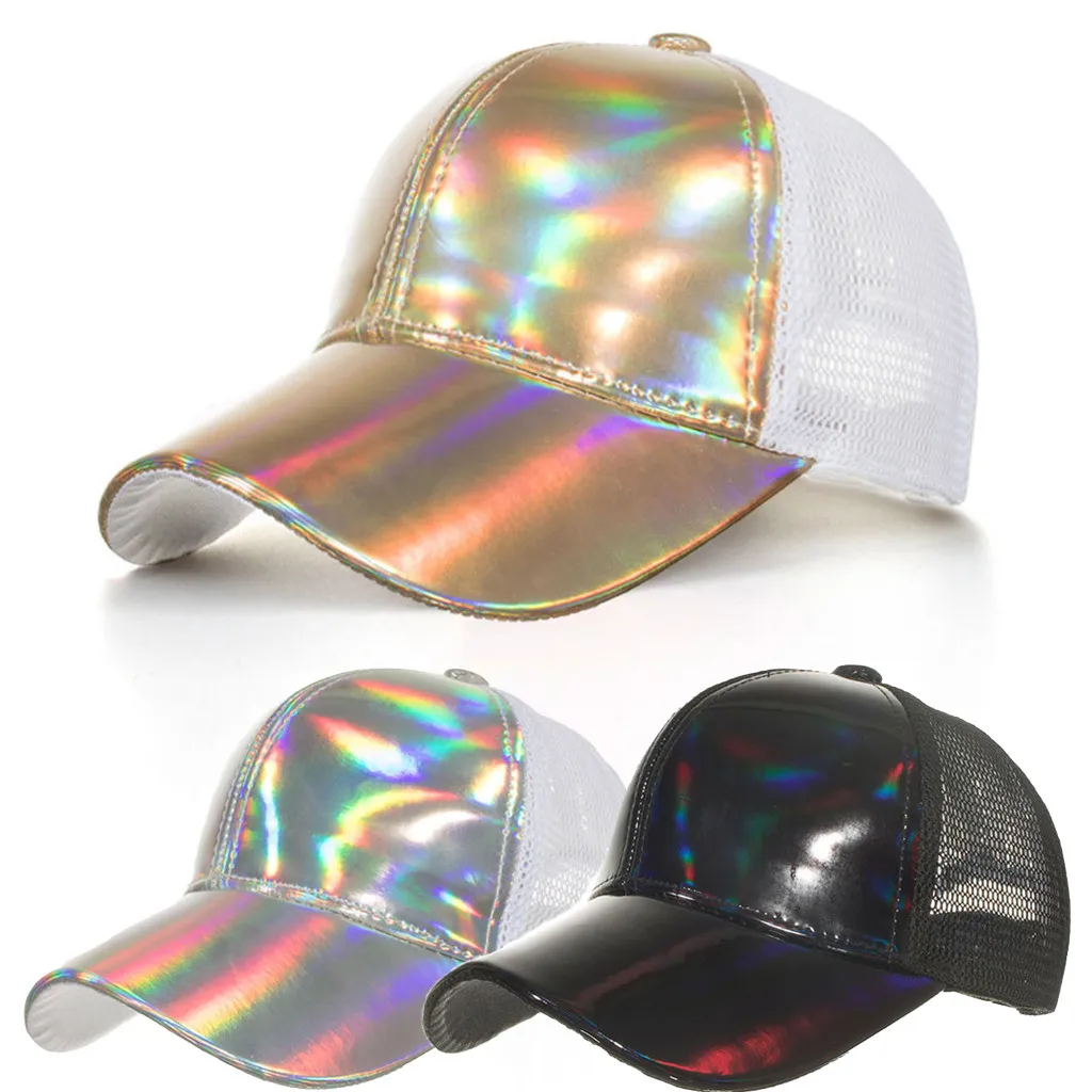 Unisex baseball cap summer cotton baseball cap mesh PU laser light net cap Couple wild sun hat Sport adjustable Sun Cap L0405
Unisex baseball cap summer cotton baseball cap mesh PU laser light net cap Couple wild sun hat Sport adjustable Sun Cap L0405