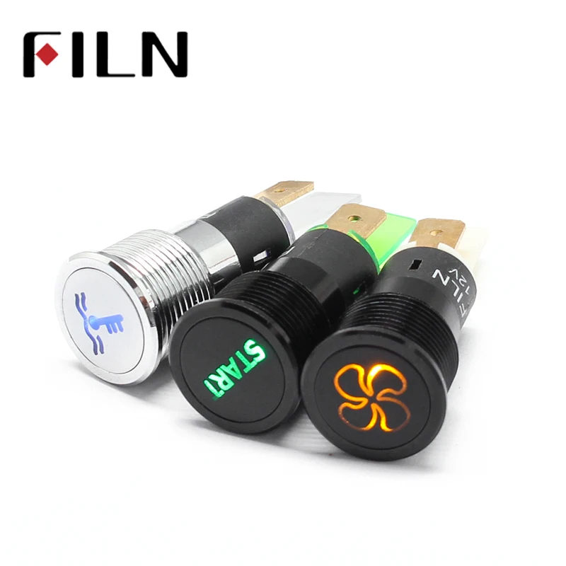 Chrome Waterproof Lamp FILN 12V LED Car Boat LED Warning Dashboard Signal Lights Instrument Pilot light 14mm
Chrome Waterproof Lamp FILN 12V LED Car Boat LED Warning Dashboard Signal Lights Instrument Pilot light 14mm