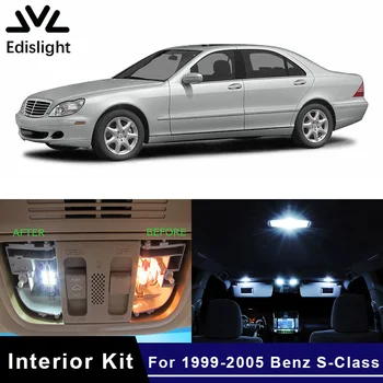 Edislight 21Pcs Canbus LED Lamp Car Bulbs Interior Package Kit For 1999-2005 Mercedes Benz S-Class W220 Map Dome Plate Light
Edislight 21Pcs Canbus LED Lamp Car Bulbs Interior Package Kit For 1999-2005 Mercedes Benz S-Class W220 Map Dome Plate Light