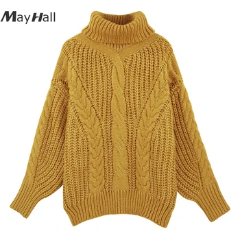 MayHall Winter Loose Batwing Sleeve sweater for Women Turtleneck Knitted Pullover Casual Jumper ropa invierno mujer 2018 MH359
MayHall Winter Loose Batwing Sleeve sweater for Women Turtleneck Knitted Pullover Casual Jumper ropa invierno mujer 2018 MH359