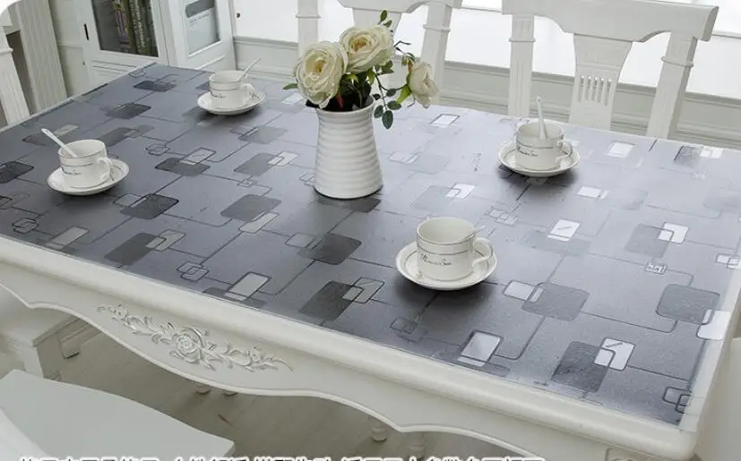 PVC Waterproof Tablecloth Tablecloth Floor Mat With Pattern Kitchen Table Cover Tarpaulin Soft Glass Tablecloth
PVC Waterproof Tablecloth Tablecloth Floor Mat With Pattern Kitchen Table Cover Tarpaulin Soft Glass Tablecloth