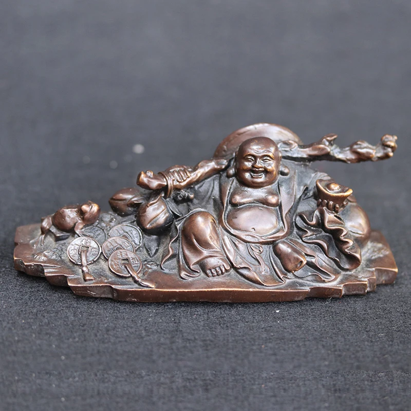 Antique Bronze Others easily may Buddha Gold bag mi Le Fevant Wealth Buddha Home Ornaments Ornaments
Antique Bronze Others easily may Buddha Gold bag mi Le Fevant Wealth Buddha Home Ornaments Ornaments
