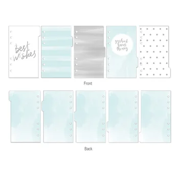 2019 New Dokibook Notebook Planner Accessories Snowflake Series Dividers A5A6A7 Inner Page 5pcs/Set Filler Papers for Filofax
2019 New Dokibook Notebook Planner Accessories Snowflake Series Dividers A5A6A7 Inner Page 5pcs/Set Filler Papers for Filofax