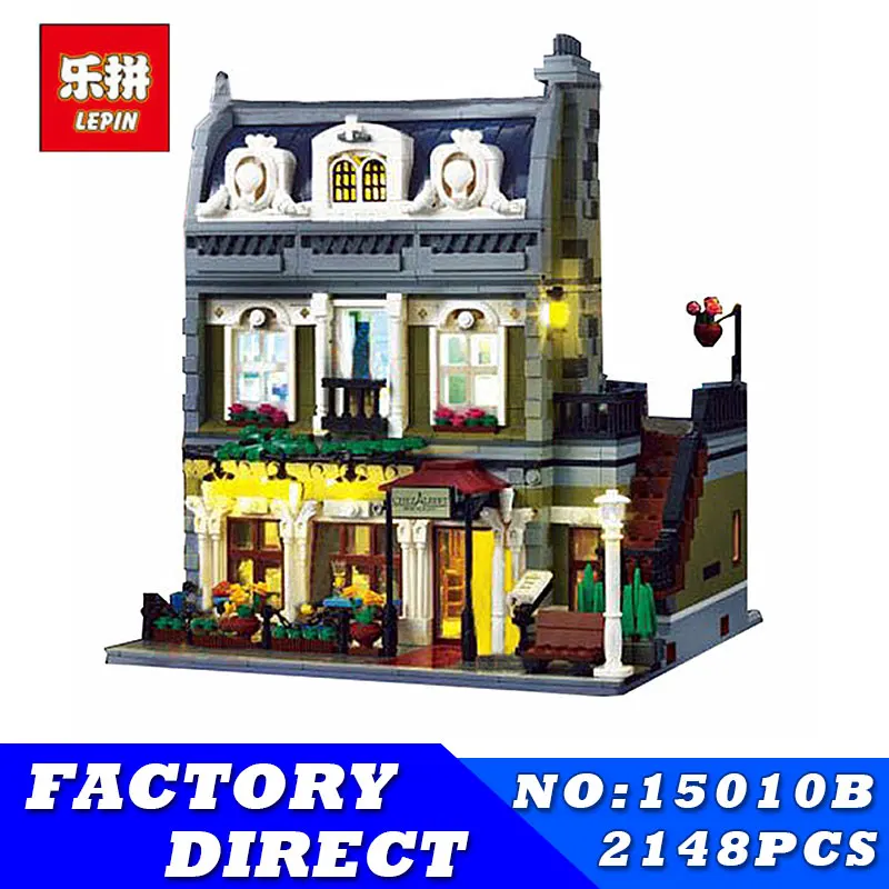 LEPIN 15010B Streetview City Series 10th Anniversary The Parisian Restaurant Light Version Building Blocks Bricks Toys 10243
LEPIN 15010B Streetview City Series 10th Anniversary The Parisian Restaurant Light Version Building Blocks Bricks Toys 10243
