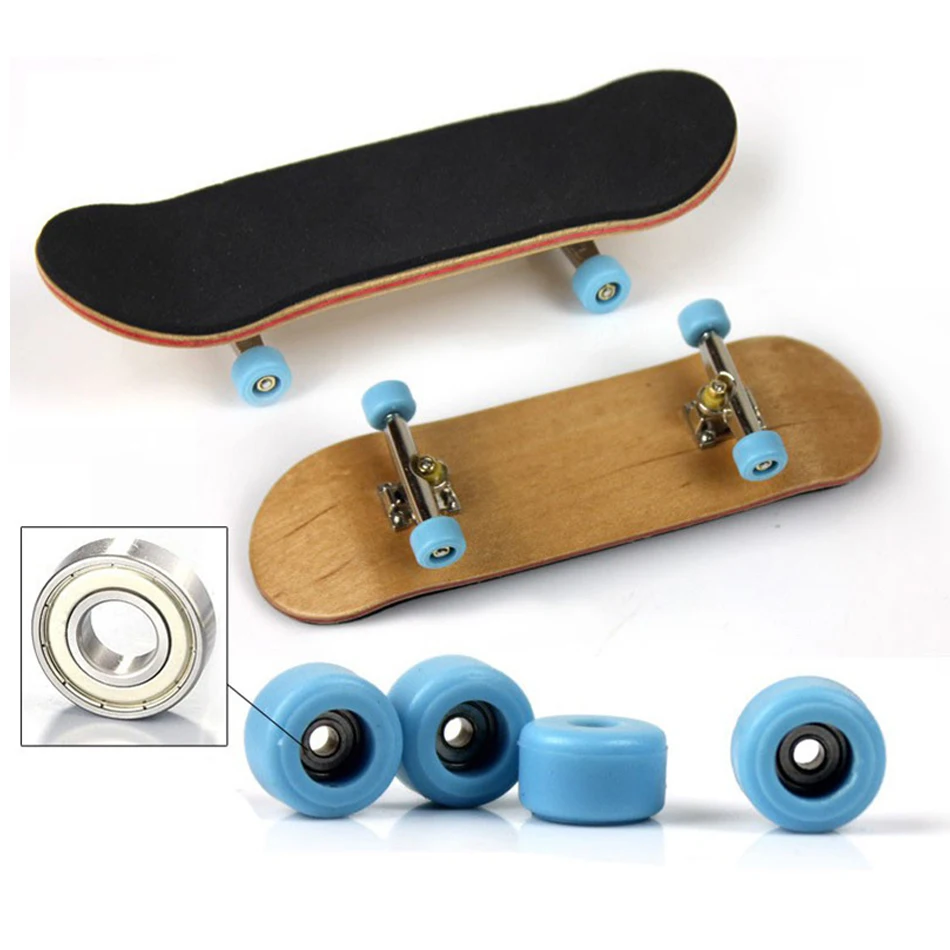 Professional Type Bearing Wheels Skid Pad Maple Wood Finger Skateboard Alloy Stent Bearing Wheel Fingerboard Novelty Kids Toys
Professional Type Bearing Wheels Skid Pad Maple Wood Finger Skateboard Alloy Stent Bearing Wheel Fingerboard Novelty Kids Toys