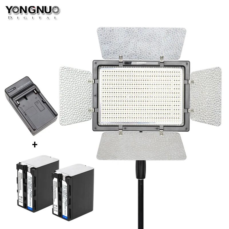 YONGNUO LED Video Light Panel YN900 High CRI 95 900 Lamp Beans 7200LM 54W Led Lighting APP Remote Control with NP-F970 Battery
YONGNUO LED Video Light Panel YN900 High CRI 95 900 Lamp Beans 7200LM 54W Led Lighting APP Remote Control with NP-F970 Battery