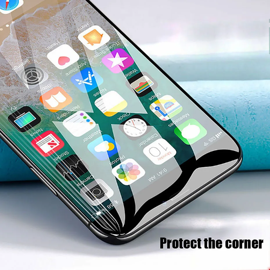 MOUSEMI 9H Ultra-Thin Tempered Glass For iPhone 8 7 6 6s Plus 6D Full Cover Screen Protector Protective Film For iPhone X 7 8 6s (5)