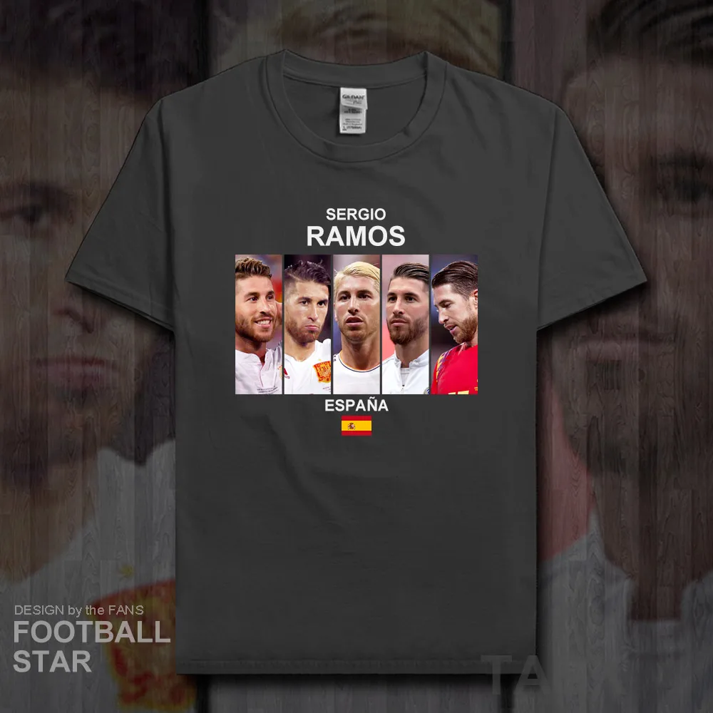 Sergio Ramos t shirt men 2018 new jerseys Spain Real footballer star 100% cotton Casual Madrid The fans tees fashion clothing 20
Sergio Ramos t shirt men 2018 new jerseys Spain Real footballer star 100% cotton Casual Madrid The fans tees fashion clothing 20