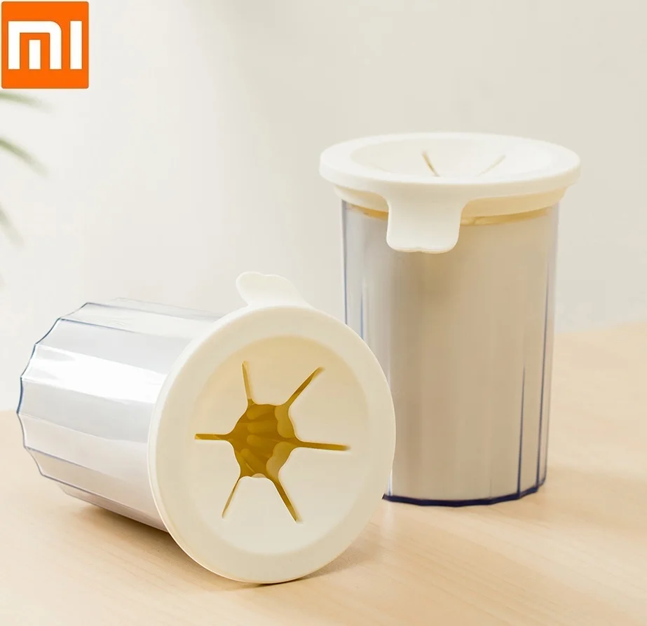 Xiaomi щетка для мытья домашних животных безопасное и мягкое Силиконовое ведро ног