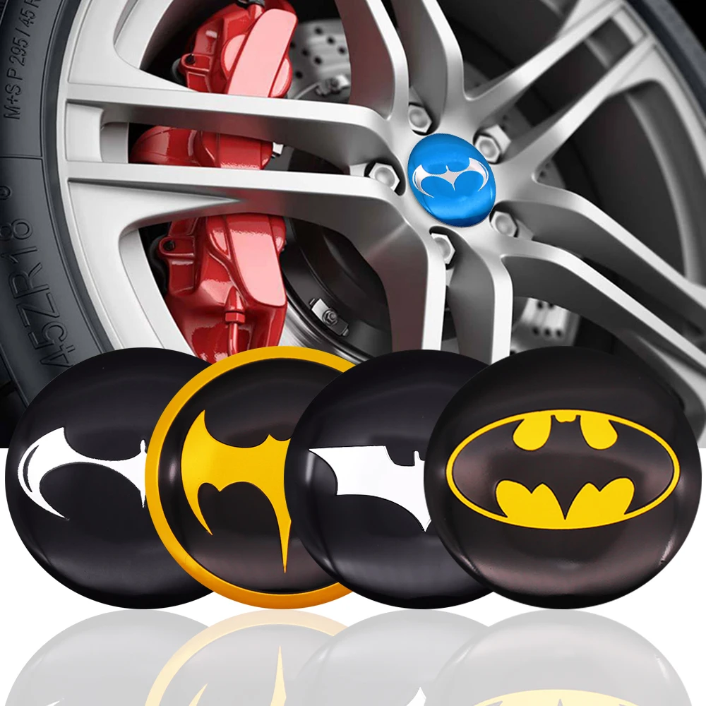 4pcs 56MM Car Styling 3D Reflective Batman Car Decals Wheel Center Hub Caps Sticker Bat Badge Emblem Tail Decal Car Accessories
4pcs 56MM Car Styling 3D Reflective Batman Car Decals Wheel Center Hub Caps Sticker Bat Badge Emblem Tail Decal Car Accessories