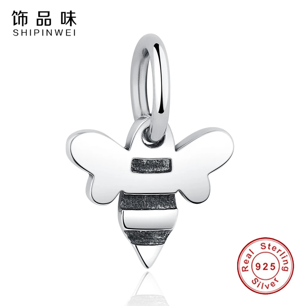 Everbling Orange Wing Animal Bee 925 Sterling Silver Ring Murano Glass