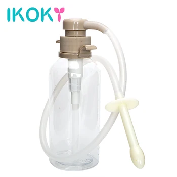 

IKOKY Anal Vaginal Shower Cleaner Enema Rectal Syringe Sex Toys for Men Women Enemator Vaginal Rinse Kit Rectal Sprayer