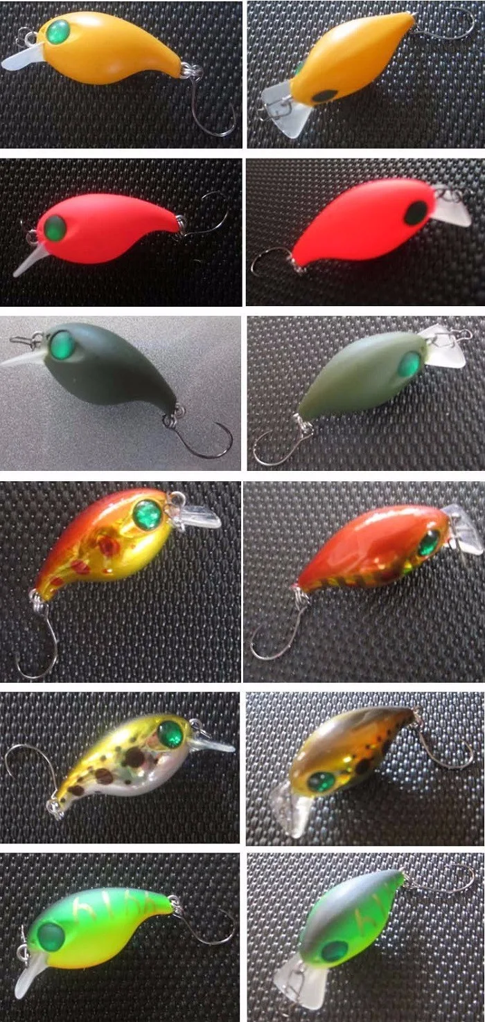 Crank Lure Mini Crank Fishing Lure 28Mm 2G Fishing Crankbait Cheap Fis –  Bargain Bait Box