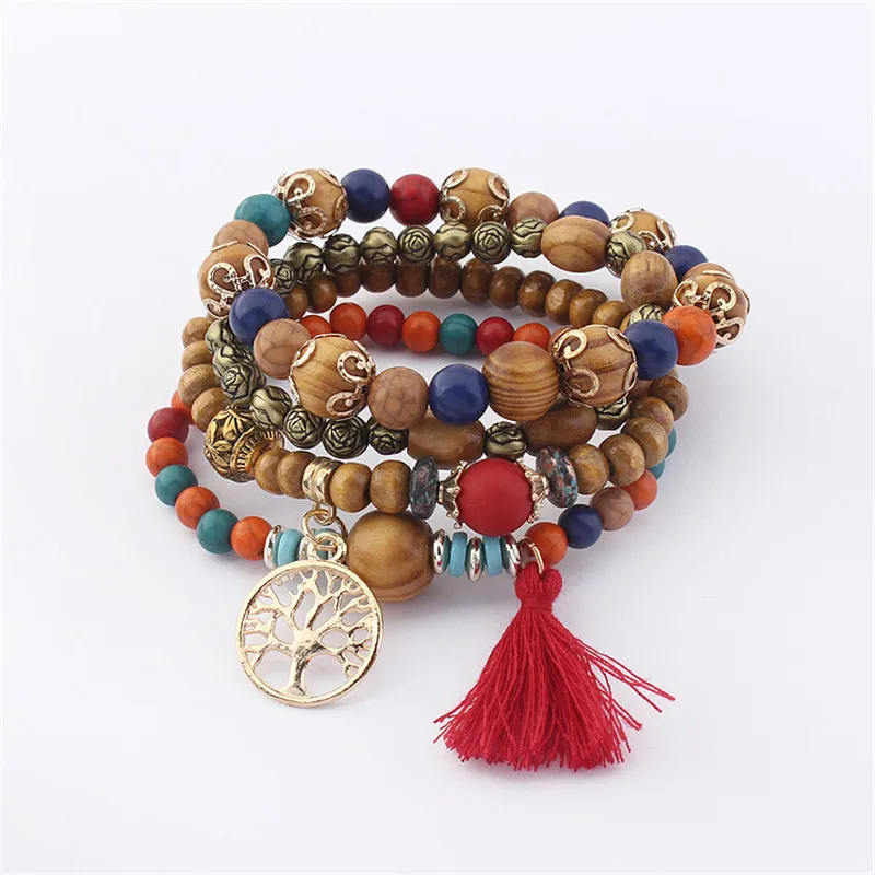 Trendy retro jewelry exotic wood beads bracelet national wind multi color bracelet tree of life pendant for women dropship
Trendy retro jewelry exotic wood beads bracelet national wind multi color bracelet tree of life pendant for women dropship