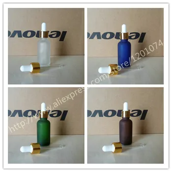 30ml brown/clear/blue/green frosted Glass Essential Oil Bottle With aluminum shiny gold ring(smooth)+white black cap.Oil vial
30ml brown/clear/blue/green frosted Glass Essential Oil Bottle With aluminum shiny gold ring(smooth)+white black cap.Oil vial