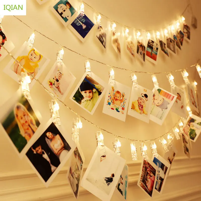 IQIAN Christmas Decorations for Home Photo Clip Light String 1M 10Lights Navidad 2019 Christmas Ornaments New Year Decoration.Q
IQIAN Christmas Decorations for Home Photo Clip Light String 1M 10Lights Navidad 2019 Christmas Ornaments New Year Decoration.Q