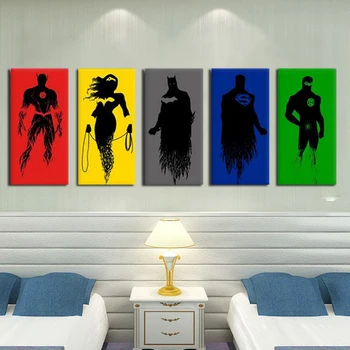 The Avengers Superheros Comics Oil Painting Handmade on Canvas 5 Panels Superman Batman Abstract Art Home Decor
The Avengers Superheros Comics Oil Painting Handmade on Canvas 5 Panels Superman Batman Abstract Art Home Decor
