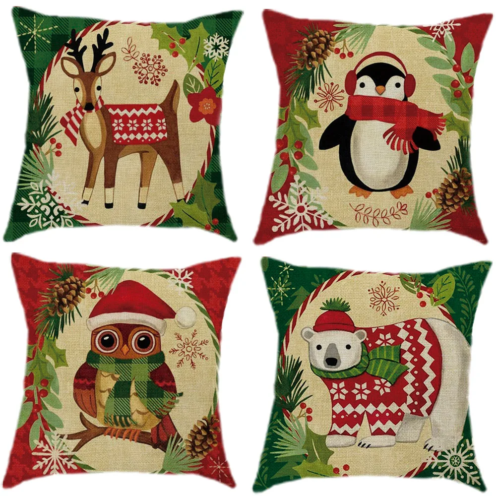 Romantic New Years Gifts Christmas Santa Claus Cushion Cover Safa Home Decorative Throw Pillow Case Room Snowman Pillowcase
Romantic New Years Gifts Christmas Santa Claus Cushion Cover Safa Home Decorative Throw Pillow Case Room Snowman Pillowcase
