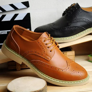 New Men Fashion Round Toe British Carve Leisure Flats Shoes Spring Autumn Oxfords Shoes For Men Genuine Leather Low Heel
New Men Fashion Round Toe British Carve Leisure Flats Shoes Spring Autumn Oxfords Shoes For Men Genuine Leather Low Heel