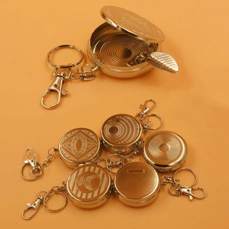 Creative Ashtray Portable Durable Home Travel Cigarette Keychain Portable Ashtrays Stainless Steel Pocket Ashtray Cinzeiro
Creative Ashtray Portable Durable Home Travel Cigarette Keychain Portable Ashtrays Stainless Steel Pocket Ashtray Cinzeiro