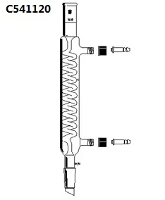 c541120 synthware,Condenser, Graham, Removable Hose Connections, Joints:14/20, O.D. Hose Connection:8mm Jacket Length:120mm
c541120 synthware,Condenser, Graham, Removable Hose Connections, Joints:14/20, O.D. Hose Connection:8mm Jacket Length:120mm