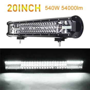 540W Car Light LED Lamps 20 Inch 90 LED 6000K Car Work Light Auto Fog Light Car Headlight Bulbs IP68 Waterproof
540W Car Light LED Lamps 20 Inch 90 LED 6000K Car Work Light Auto Fog Light Car Headlight Bulbs IP68 Waterproof