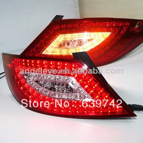 For Accent / Verna / Solaris / Attitude / Grand Avega LED Tail Light 2010-2013 year Super Lux
For Accent / Verna / Solaris / Attitude / Grand Avega LED Tail Light 2010-2013 year Super Lux