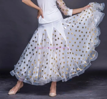 New Ballroom dance costumes senior Dot ballroom dance skirt for women ballroom dance long skirts S-6XL can be free to make
New Ballroom dance costumes senior Dot ballroom dance skirt for women ballroom dance long skirts S-6XL can be free to make