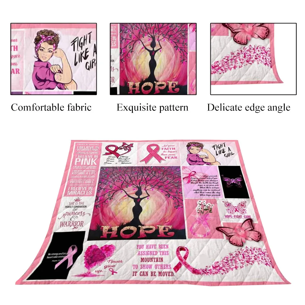 2019 New Soft Cloth Comfort Carpet Breast Cancer Awareness Household Camping Blanket Gift June#04
2019 New Soft Cloth Comfort Carpet Breast Cancer Awareness Household Camping Blanket Gift June#04