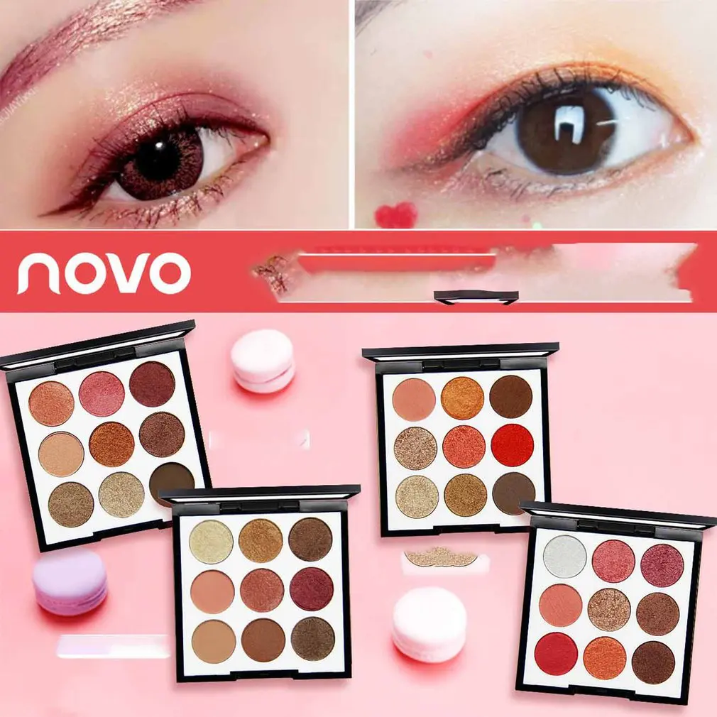 NOVO Brand Eyeshadow palette 9 Color Eye Shadow Marble Eyeshadow Renaissance Beginners Waterproof 
NOVO Brand Eyeshadow palette 9 Color Eye Shadow Marble Eyeshadow Renaissance Beginners Waterproof