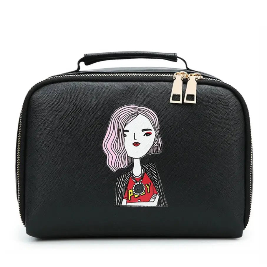 New makeup bag large capacity waterproof wash ultra light black portable cosmetics storage bag
New makeup bag large capacity waterproof wash ultra light black portable cosmetics storage bag