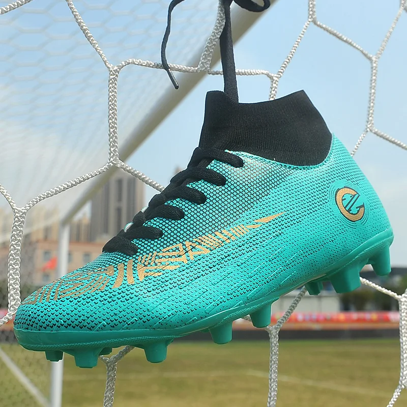Lion Scream Long Spikes Football Shoes Hot Sale Men Big Size45 Soccer Shoes Cleats High Ankle Outdoor Traing Boots for Men AG/FG
Lion Scream Long Spikes Football Shoes Hot Sale Men Big Size45 Soccer Shoes Cleats High Ankle Outdoor Traing Boots for Men AG/FG