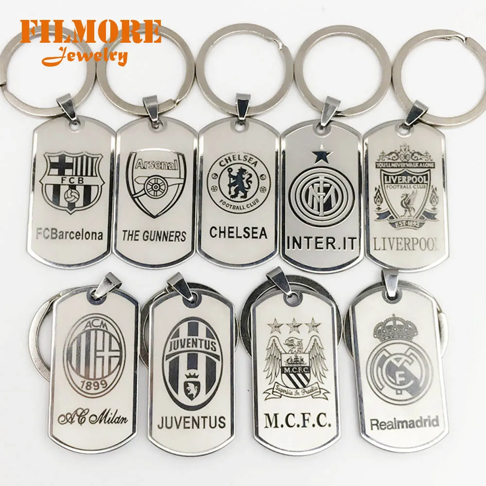 Fournitures pour Les Fans De Football SEYE1/° Porte-cl/és Pendentif Messi Collier De Football