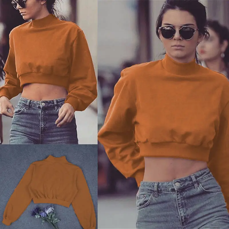 2017 Autum New Fashion Girls Women Jumper Yellow Warm Sweat Sweater Casual Crop Top Coat Pullover
2017 Autum New Fashion Girls Women Jumper Yellow Warm Sweat Sweater Casual Crop Top Coat Pullover