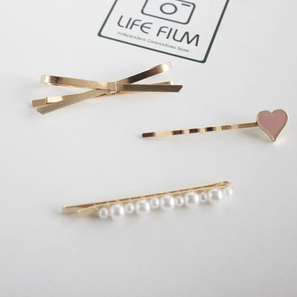 3PC/Set Metal Bow Pearl Hair Clips Women Heart Hairpins Children Hairpin Hairclip Headwear Barrette Hair Accessories Dropship
3PC/Set Metal Bow Pearl Hair Clips Women Heart Hairpins Children Hairpin Hairclip Headwear Barrette Hair Accessories Dropship
