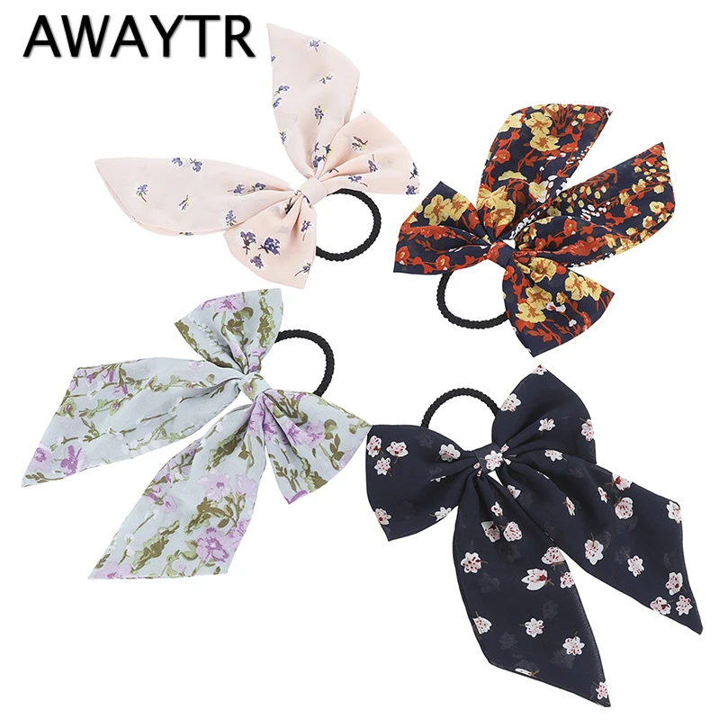 AWAYTR New Sweet Print Bow Hair Scrunchie for Women Elastic Hair Band Fashion Women Hair Accessories Fabric Headband Headwear
AWAYTR New Sweet Print Bow Hair Scrunchie for Women Elastic Hair Band Fashion Women Hair Accessories Fabric Headband Headwear