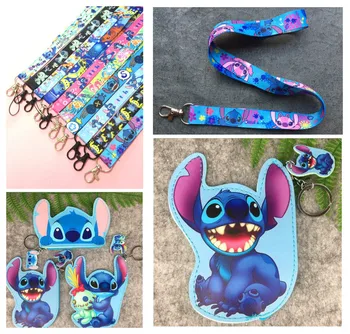 New lot 10 pcs Wholesale cartoon blue stitch PU wallet and lanyard Cartoon Key Chain pendant For Best party Gift
New lot 10 pcs Wholesale cartoon blue stitch PU wallet and lanyard Cartoon Key Chain pendant For Best party Gift