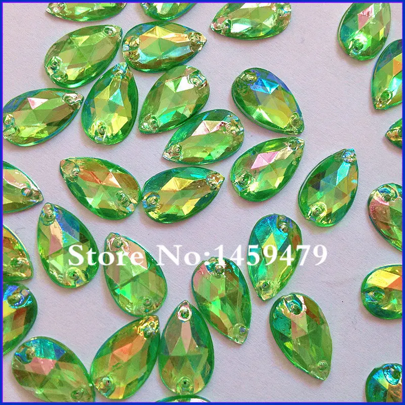 Small Amount Loose Acrylic Rhinestones Green Color AB Crystal 80Pcs Sewing 12x7mm 2 Hole Teardrop Shape Garment Accessory
Small Amount Loose Acrylic Rhinestones Green Color AB Crystal 80Pcs Sewing 12x7mm 2 Hole Teardrop Shape Garment Accessory