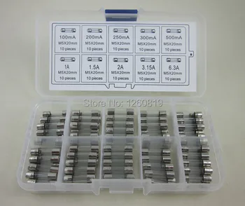 100pcs 5x20mm Quick Fast Blow Glass Fuse 0.1A 0.2A 0.25A 0.3A 0.5A 1A 1.5A 2A 3.15A 6.3A
100pcs 5x20mm Quick Fast Blow Glass Fuse 0.1A 0.2A 0.25A 0.3A 0.5A 1A 1.5A 2A 3.15A 6.3A