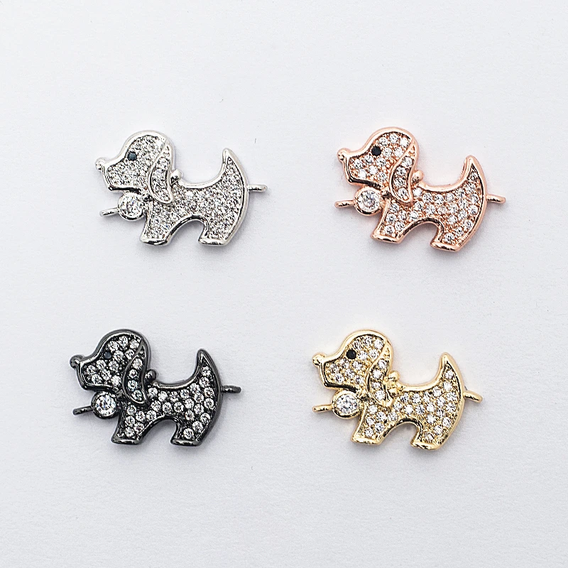 high quality dog bracelet connector accessories for making charms jewelry bracelet copper cubic zirconia micro pave cz wholesale
high quality dog bracelet connector accessories for making charms jewelry bracelet copper cubic zirconia micro pave cz wholesale