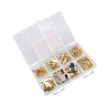 200PCS Picture Hangers Hanging Kit Picture Frames Hanging Hooks Photos Hangers Picture Hanging Kit