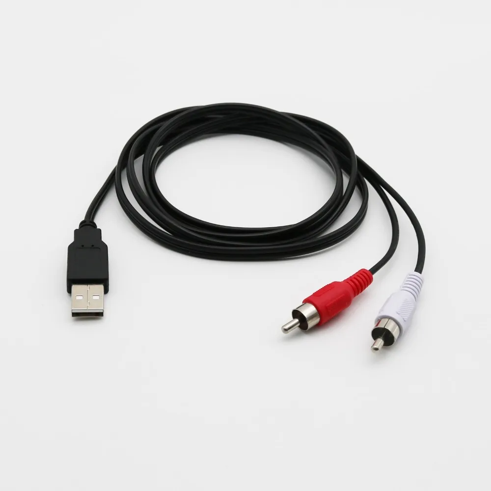 1x 2RCA Male Plug to USB 2.0 Type A Male Plug Video Television Connector Male to Male Cable 5ft /1.5m
1x 2RCA Male Plug to USB 2.0 Type A Male Plug Video Television Connector Male to Male Cable 5ft /1.5m