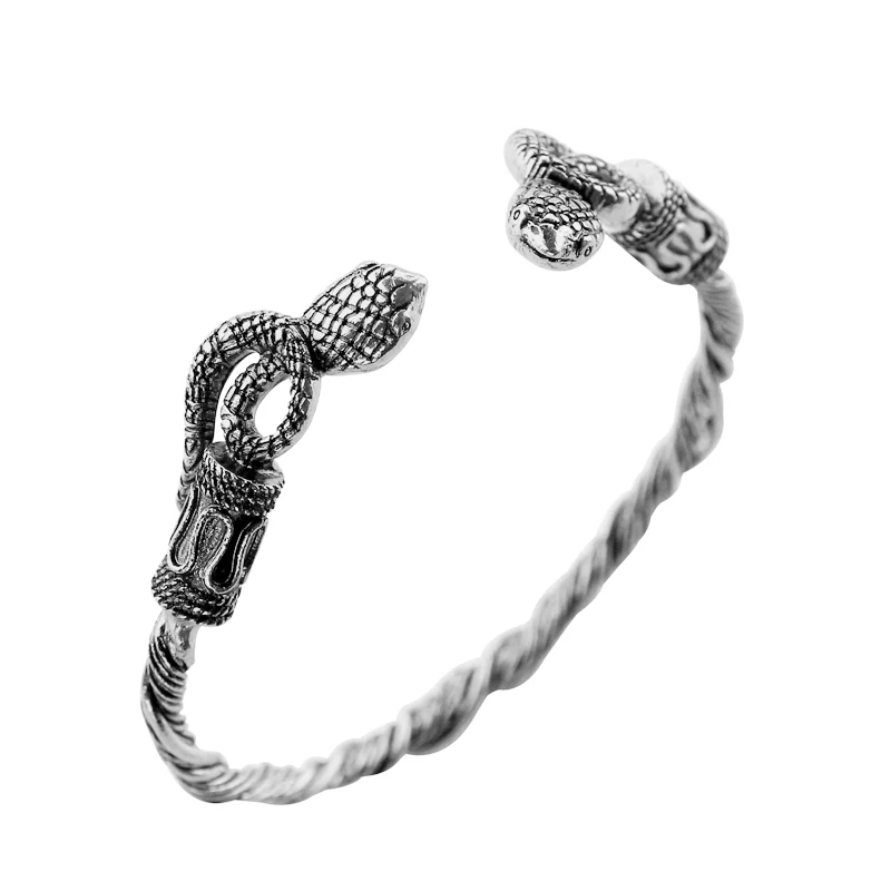 Free Shipping The Vikings Two Snake's Head Alloy Bangle & Bracelet High Quality Gift For Man Woman Factory Direct Sale Jewelry
Free Shipping The Vikings Two Snake's Head Alloy Bangle & Bracelet High Quality Gift For Man Woman Factory Direct Sale Jewelry