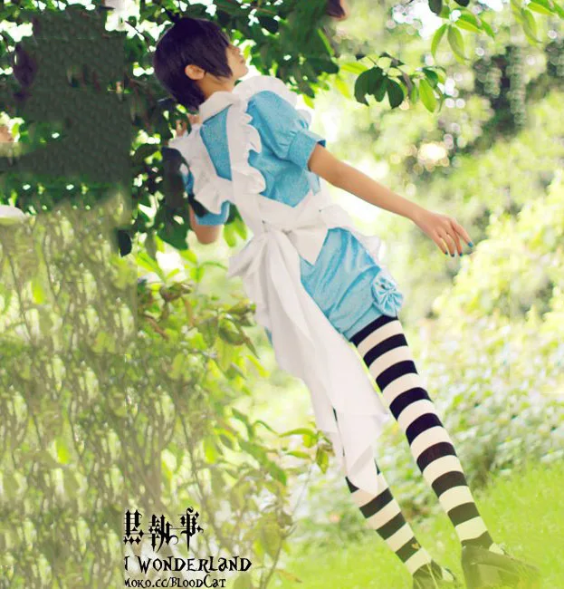 Модный Черный Дворецкий Kuroshitsuji Ciel Phantomhive Лолита костюм Алисы для косплея горничной косплей Женский карнавальный костюм на Хэллоуин
Модный Черный Дворецкий Kuroshitsuji Ciel Phantomhive Лолита костюм Алисы для косплея горничной косплей Женский карнавальный костюм на Хэллоуин