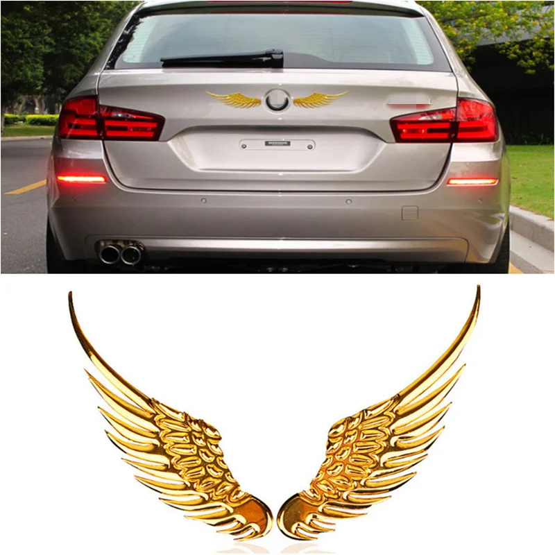 

Car Styling Fashion Metal Stickers 3D Wings for Citroen Picasso C1 C2 C3 C4 C4L C5 DS3 DS4 DS5 DS6 Elysee C-Quatre C-Triomphe