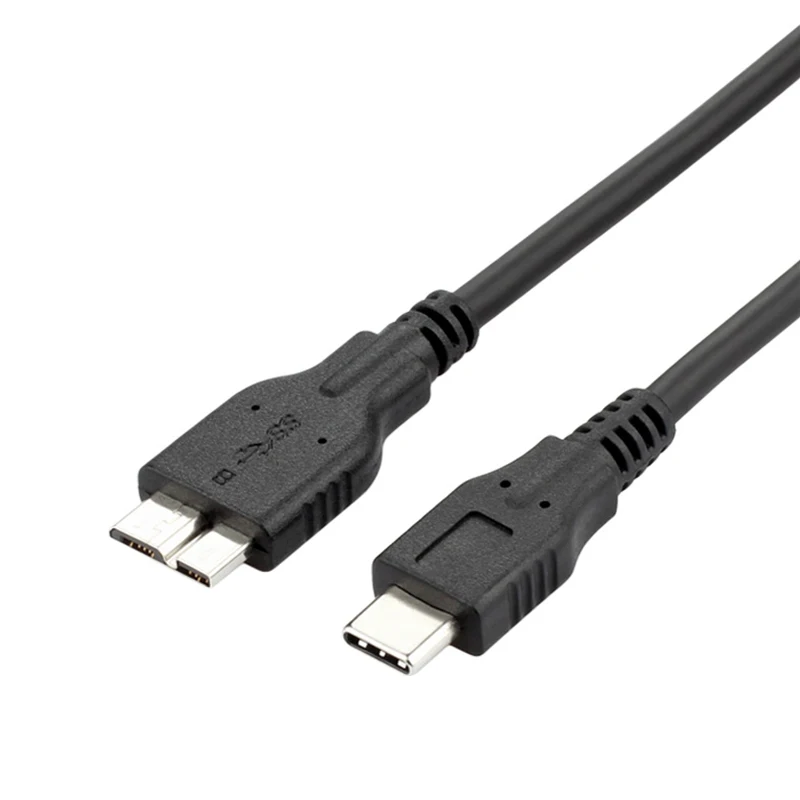 

1M USB 3.1 Type-C to USB 3.0 Micro B Cable Male Connector Fast Data Sync Cord For Macbook External Hard Drive Disk PC Laptop