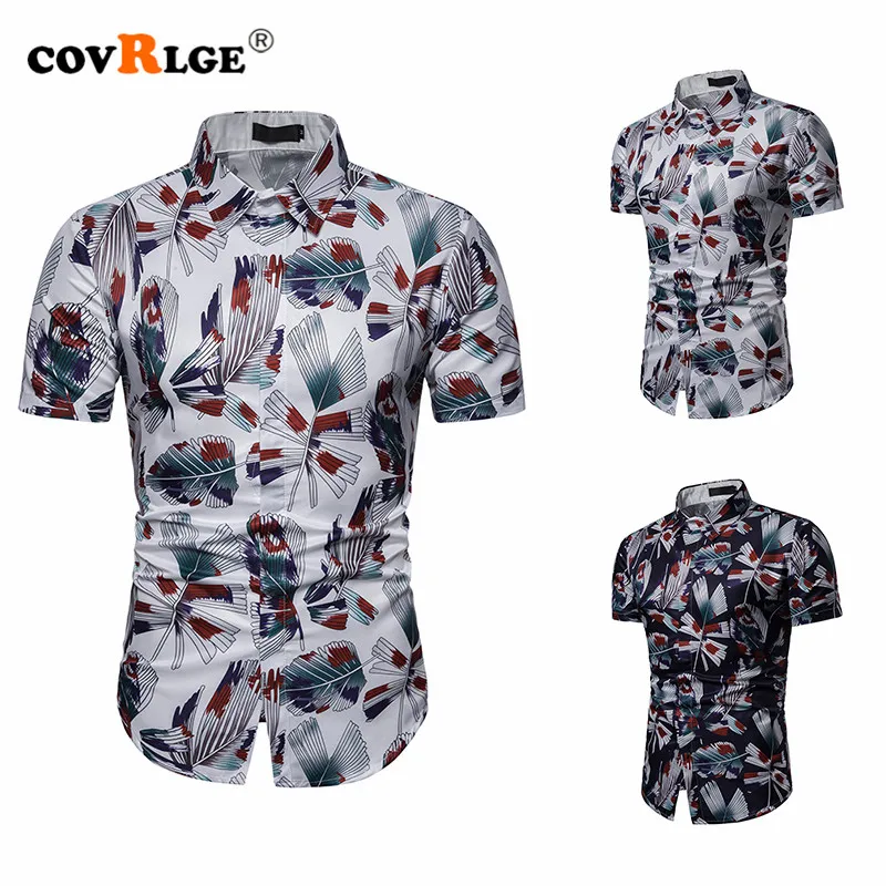 Covrlge Men's Summer Polyester 3D Floral Shirts Casual Turn-down Collar Short-sleeved Single Breasted Shirts Beach Shirts MCS070
Covrlge Men's Summer Polyester 3D Floral Shirts Casual Turn-down Collar Short-sleeved Single Breasted Shirts Beach Shirts MCS070