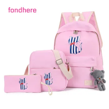 Fondhere ladies men's rucksack cute cartoon cat print flower bag casual backpack teen girl travel backpack
Fondhere ladies men's rucksack cute cartoon cat print flower bag casual backpack teen girl travel backpack
